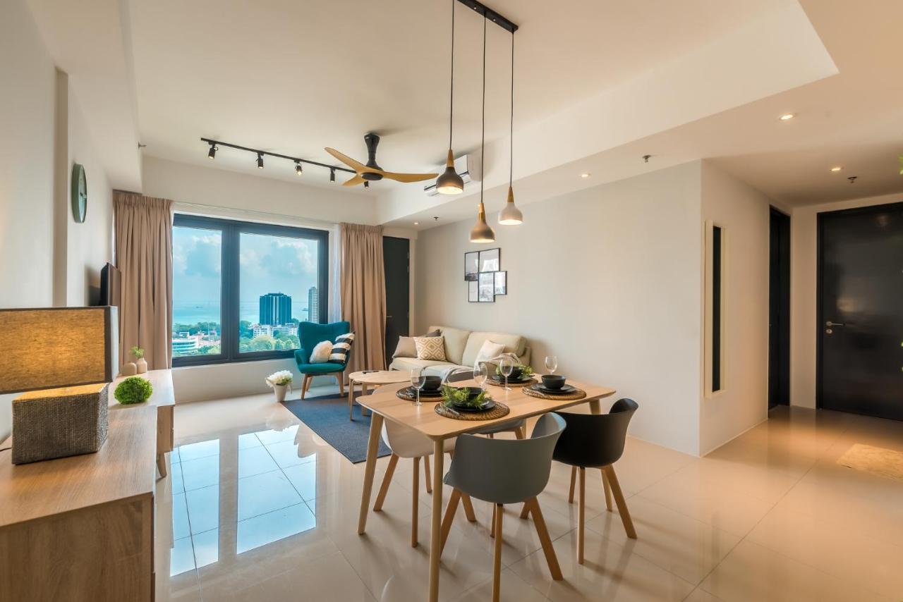 海景房 Seaview 218 Macalister Apartman George Town  Kültér fotó